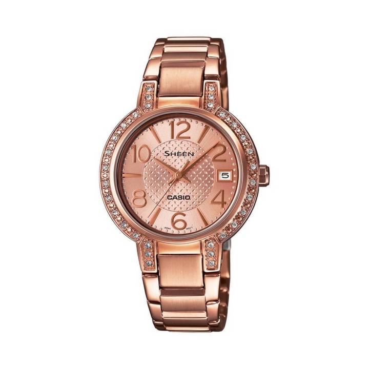 Casio Women's Stylish Watch - Copper Gold