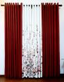 Door/ Window or Door Window Curtain- Eyelet Pattern- Four pieces in one set. 