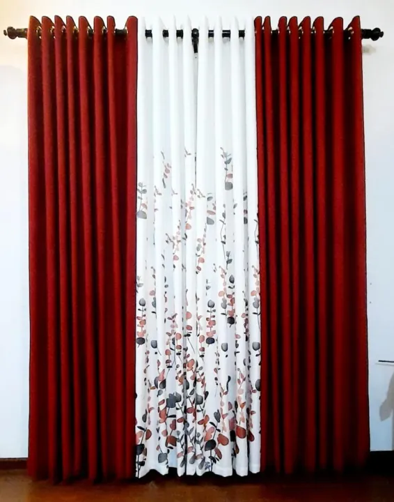 Door/%20Window%20or%20Door%20Window%20Curtain-%20Eyelet%20Pattern-%20Four%20pieces%20in%20one%20set%20-%20Image%202