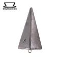 Fishing Lead Sinker Saltwater Fishing Weights Triangular Pyramid Sinker Lead Weights for Surf Fishing Underwater Positioning Gear 2/3/4/5/6oz Options Surf Fishing Sinker. 