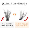 20D/30D Eyelash Clusters C/D curl Fan Eyelash extension 1 box/60 Bundles individual lashes Makeup tool for False eyelashes. 