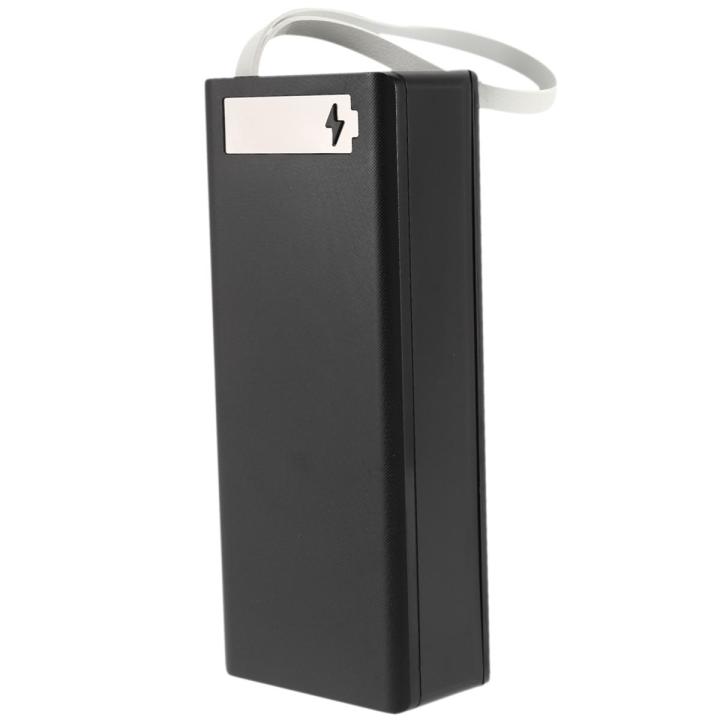 Janasiba Power Bank Box 16x18650 | Custodia Batterie Con Ricarica Rapida QC3.0 PD, Uscita 5V/3A E 9V/2A