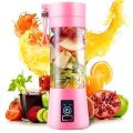 Portable Blender, 4 blade Personal Size Electric Rechargeable USB Juicer Cup, Fruit Mixer Machine with 4 Blades for Home and Travel. 