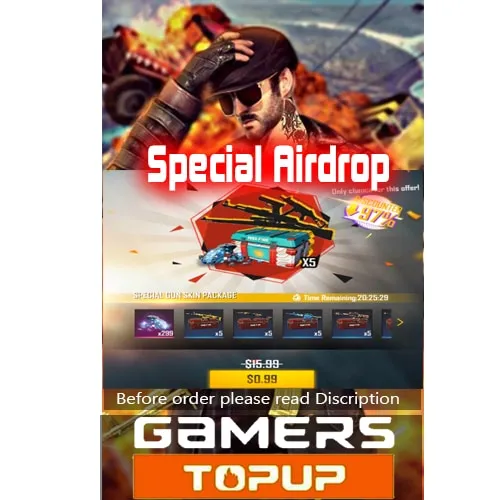 Free Fire Special Airdrop [ Only Player ID Needed ]