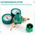 Oxygen Gas Bottle Regulators O2 Reducing Pressure Inhaler Acetylene Double Gauge Regulator Oxygen Tank Regulator. 