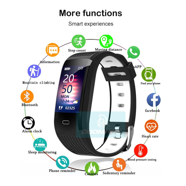 DoomHot%20Smart%20Watch%20Bracelet%20Watch%20for%20Men%20Waterproof%20Fitness%20Smart%20Wristband%20Pedometer%20Heart%20Rate%20DIY%20Wallpaper%20Monitor%20Sports%20Smartwatch%20Step%20Information%20Telephone%20Alarm%20Reminder%20For%20Men%20Women%20-%20Image%209