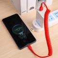 Accessories xiaomi samsung oid phone fast charging cable car e c data 5A Typ line spring retractable fast USB C charging cable for android. 