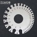 0-36 Round AWG SWG Wire Gauge Thickness Ruler Gauge Diameter Stainless Steel Measurer Tool Welding Inspection Wire Gauge. 