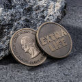 Ready Player One Extra Life Coin Quarter Cosplay Prop Commenorative Coin. 