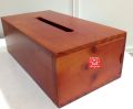 Wooden Tissue box, Rectangular Paper Cover Case Napkin Vintage Holder. 