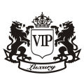 Double Lion Crown VIP Letter Motorcycle Car Decoration Reflective Decal Sticker. 