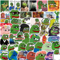 20/40/60 pcs of PEPE the frog stickers Meme stickers Funny stickers. 