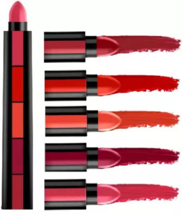 Huda Beauty 5 in1 Matte Lipstick Multicolor Makeup Long Lasting Waterproof Cute Shade