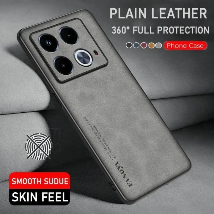 Luxury%20Sheepskin%20Leather%20Casing%20For%20Infinix%20Note%2040%20Pro%20Plus%204G%205G%20Note40%20Note40Pro%20Note40Pro+%20Simple%20Silicone%20Matte%20Textured%20Lambskin%20Phone%20Case%20ShockProof%20Bumper%20Soft%20Back%20Cover%20-%20Image%204