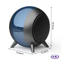 BLUETOOTH PORTABLE MINI SPEAKERS ALARM CLOCK Mini Wireless Bluetooth Speaker Double-stranded Magnetic Horn Super Bass Stereo Portable Subwoofer Speaker. 