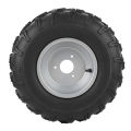 17X7.00-8 ATV Rim Tire Enhanced Grip 8 Inch ATV Wheel Rim Tire Assembly for Mini Bike. 
