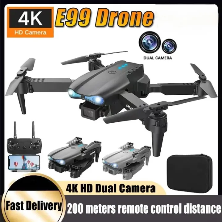 E99 Pro Drone Professional Wide Angle RC Dron HD 4K Camera Mode Foldable Helicopter Aircraft Quadcopter Drone