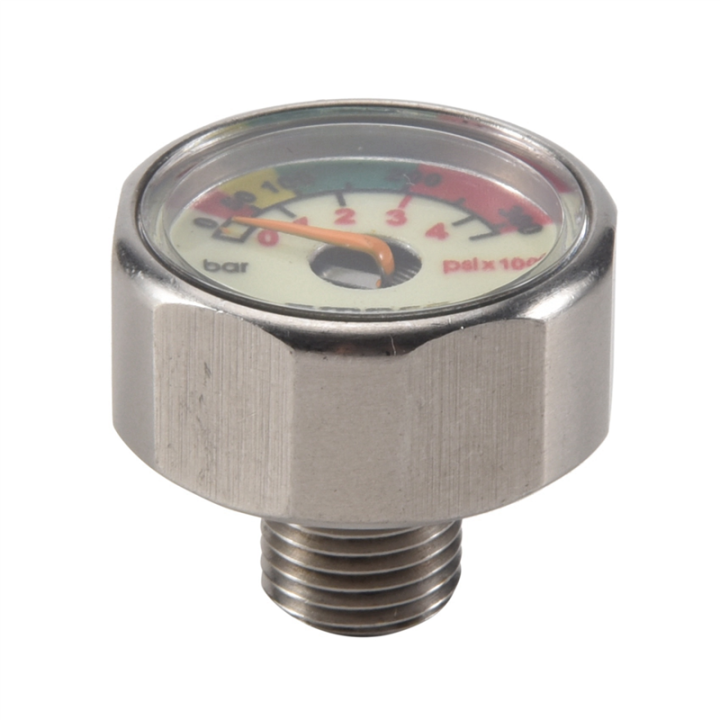 3X M10 Diving Equipment Scuba Diving Bottle Mini Oxygen Cylinder Diving Equipment Pressure Gauge