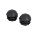 Spreeshop 4 Pcs 25mm Dia Plastic Round Tube Inserts End Blanking Caps Black. 