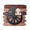 FACESCANADA 6 in 1 Eyeshadow Palette - Candid Charmer 02, 6g | Olive Butter & Macadamia Oil | Vibrant Colors | Highly Pigmented | Easily Blendable | Silky Satin Texture | No Crease | Cruelty-Free(FROM INDIA)JEZ. 