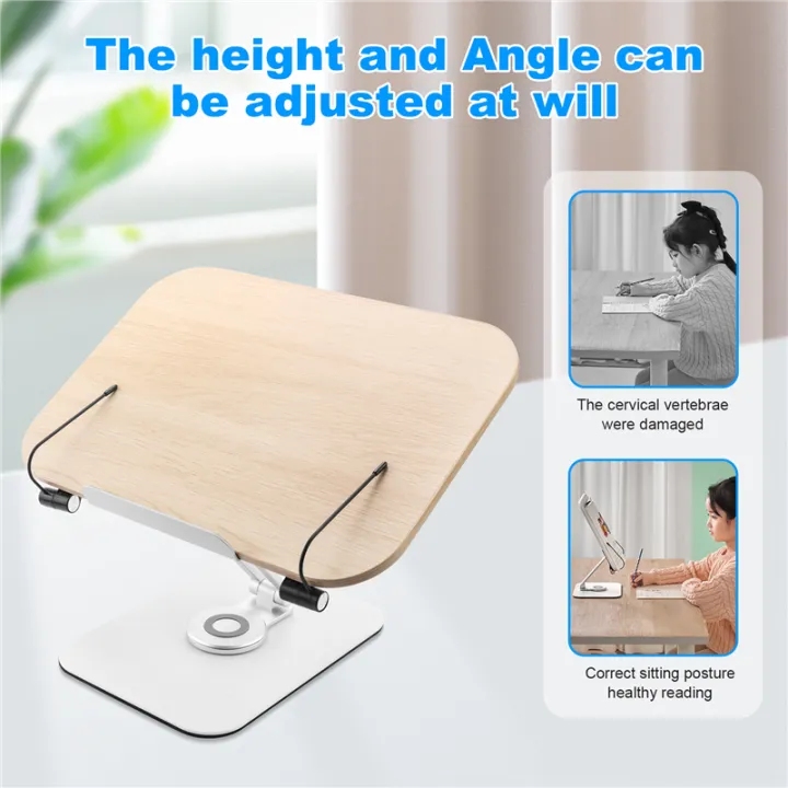 Book%20Stand%20Foldable%20Desktop%20Holder%20for%20Reading,with%20360%C2%B0%20Rotating%20Base%20&%20Page%20Clips%20-%20Image%203