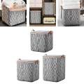 Clothes Storage Bags Clothes Storage Bin Portable with Zipper Folding Box Organizing Organizer Container Tote for Toys, Clothing, Vacation, Bedding , 100L 48x44x48cm. 