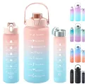 3pcs Water Bottle Colourful 2000ml 900ml 300ml 3 in 1 (LSW). 