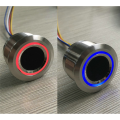 Sojhoop R503 Circular Round RGB Ring Indicator LED Control DC3.3V MX1.0-6Pin Capacitive Fingerprint Module Sensor Scanner, 32Mm. 