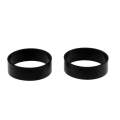 2x2 Pieces Tech Scuba Diving Backplate Harness Webbing Keeper Rubber Loop. 