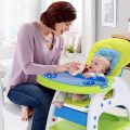 High Chairs for Babies and Toddlers, 3-in-1 Convertible Feeding Table Chair for Girl Boy, Infant Baby Chairs for Sitting Up (Blue) |HC505 |ISTRZ. 