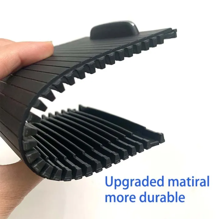 %E3%80%90Gray%E3%80%91%20Car%20Console%20Cover%20Cup%20Holder%20Plate%20Zipper%20Rolling%20Curtain%20For%20Mercedes%20Benz%20W204%20C%20W212%20E%20C180%20C200%20C220%20E200%20-%20Image%202