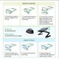 Portable Aluminum Laptop Stand Desk Table With Adjustable Stand Mouse Board Ergonomic Design For Using In Bed. 