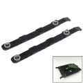 1pair New Black Chassis Hard Drive Mounting Plastic Rails for Cooler Master MAOQIAN. 