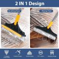 Bathroom Cleaning Brush with Wiper 2 in 1 Tiles Cleaning Brush Floor Scrub Bathroom Brush with Long Handle 120° Rotate Bathroom Floor Cleaning Brush Home Kitchen Bathroom Cleaning Accessories. 