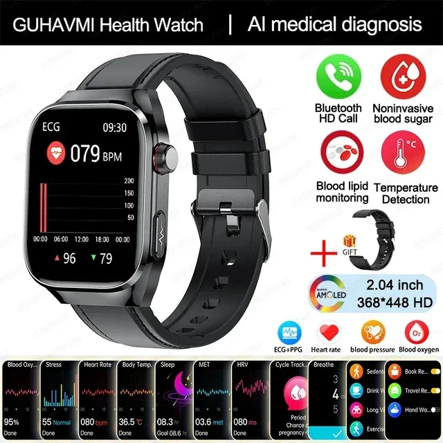 LibiFor%20Xiaomi%20New%20ECG+Micro%20Physical%20Examination%20Health%20Smartwatch%20Blood%20Glucose%20Blood%20Fat%20Monitoring%20Smart%20Watches%20Bluetooth%20Call%20-%20Image%203