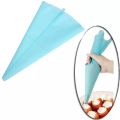 Reusable Silicone Icing Bag Large Size - Blue. 