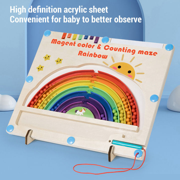 Wooden%20Color%20and%20Number%20Maze%20Board%20Safe%20Colorful%20Color%20Matching%20Board%20Game%20Early%20Learning%20for%20Toddlers%20-%20Image%202