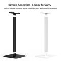 Plastic/aluminum alloy ABS detachable desktop headphone tand. 