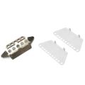 for MN Model 1:12 D90 D91 Metal Front Armor Protection Guard & Metal Pedal Side Plate Slider for MN D90 D91 D99S MN99S. 