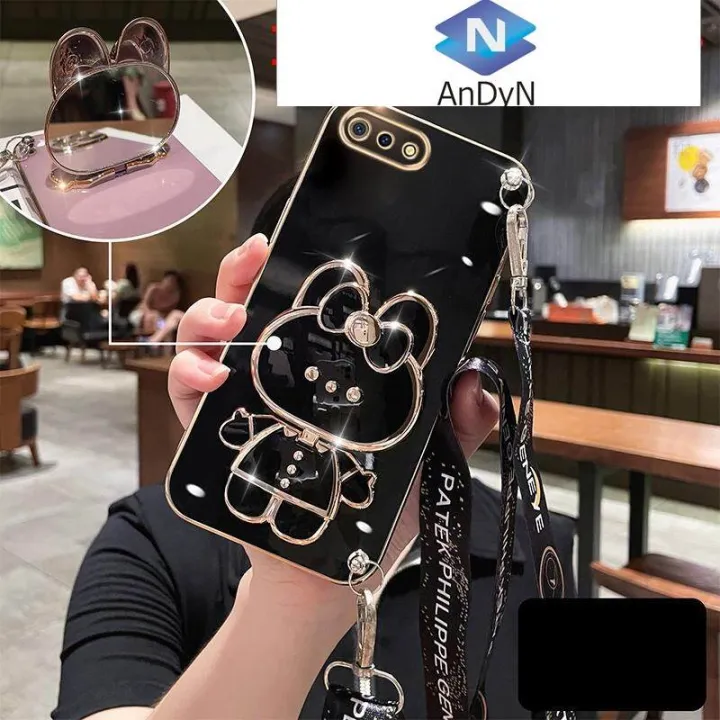 AnDyN%20Casing%20For%20oppo%20a1k%20oppo%20a3s%20oppo%20a12e%20Phone%20case%20Cute%203D%20Butterfly%20Rabbit%20Cosmetic%20Mirror%20Holder%20Square%20Soft%20TPU%20Phone%20Cover%20with%20Lanyard%20-%20Image%208