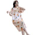 Cotton Women's Nightshirt Cozy Breathable Lightweight Sleep Dress Comfortable Printed Cartoon Nightwear for Home Sleepwear Loungewear  Women Summer Nights. 