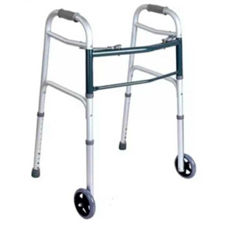 Healthcare%20Balanced%20Frame%20Folding%20Walker%20With%20Wheels%20Suitable%20For%20Adults,Seniors%20&%20Patients%20-%20Image%203