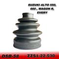 SB 58A drive shaft boot kit cv boot SUZUKI ALTO 550, 660 , WAGON R, EVERY 1pcs. 