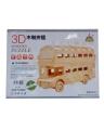 3D Wooden Puzzle - Double Decker Bus. 