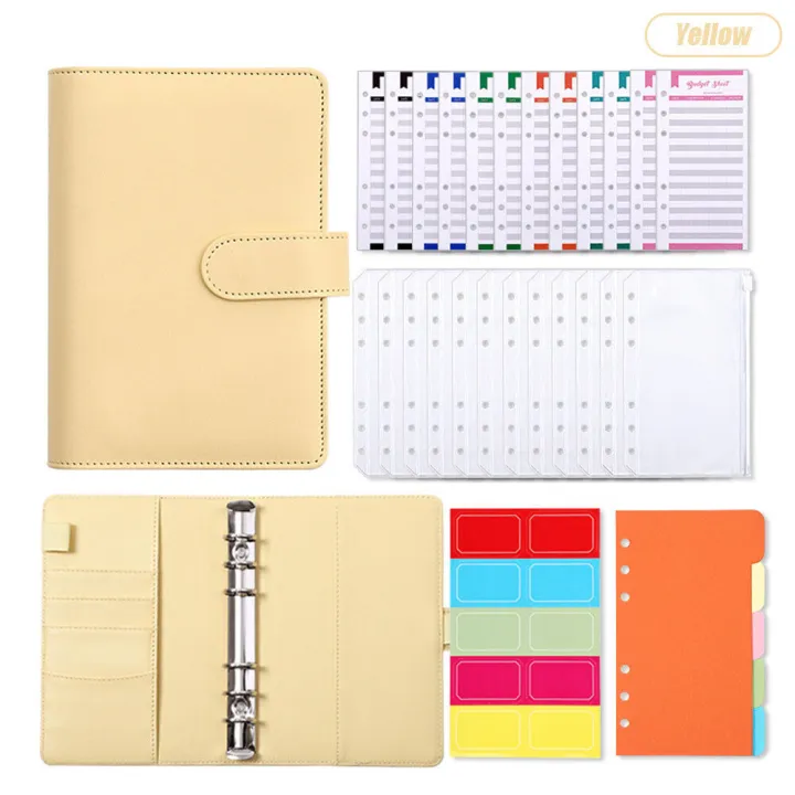 A6%20size%20Budget%20binder%20User-friendly%20Budget-friendly%20Compact%20design%20Money%20saving%20wallet%20material%20Multicolor%20options%20Notebook%20-%20Image%208