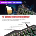 Gaming Keyboard One handed Mechanical Portable Mini Gaming Keypad Game Controller. 
