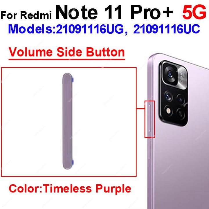NEW%20%E3%80%90Unique%20features%E3%80%91Up/Down%20Volume%20Side%20key%20For%20Xiaomi%20Redmi%20Note%2011%2011S%20Pro%20Plus%204G%205G%20Volume%20Button%20Side%20Button%20Replacement%20Repair%20Spare%20Parts%20-%20Image%202