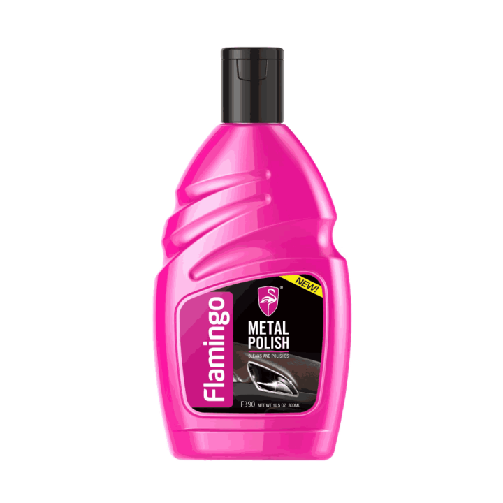 Flamingo Metal Polish Chrome Polishing Wax - 300ml