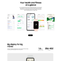 Galaxy Fit3 Smart Band Largest Screen Ever with Aluminium body 13 Days Battery Life Over 100 exercise mode with accurate heart rate detection. 