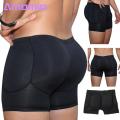 But Lift Shape Underwear Men's Breathable Butt Lifter Boxers High Elastic Thick Padding Solid Color Underwear for A Lifted Shapely Rear Anti-septic Comfortable Butt Lifting Underwear. 